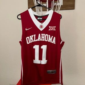 Trae Young Oklahoma Nike Jersey